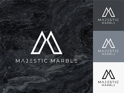 Majestic Marble Logo Design branding graphic design interior logo letter mark logo logo m logo majestic logo marble logo minimal logo modern logo ui