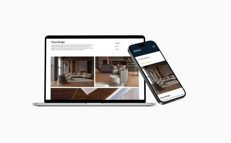Architecture UI/UX design | Architecture Company by Domas Vaičiulis on ...