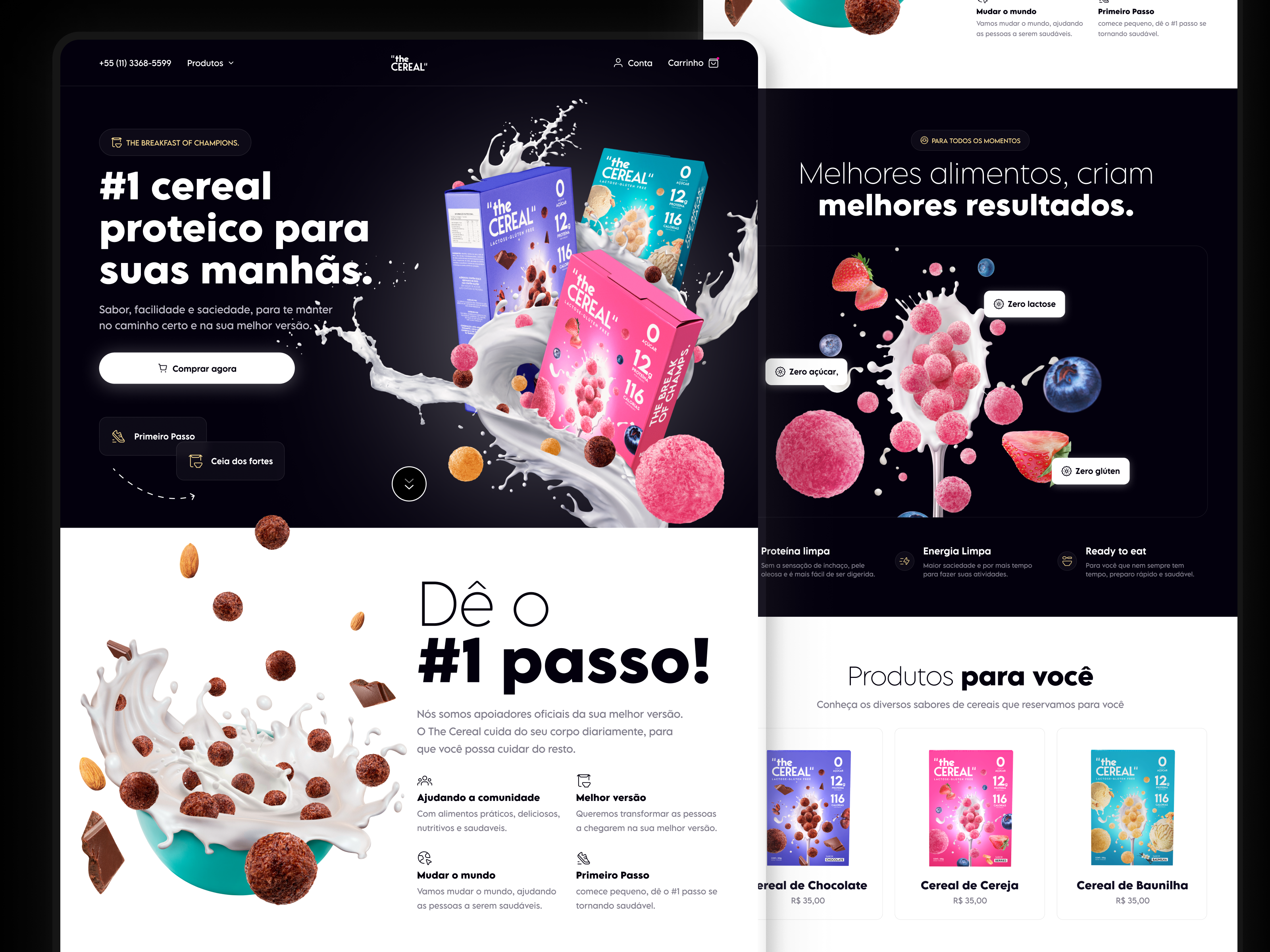 Example of Website & Landing Page Design Service