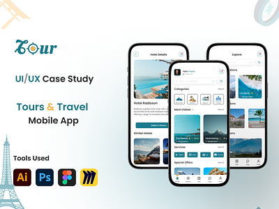 Travel App(Full Case Study) journey app journey ui tour tours and travel tours and travel app tours and travel case study tourstarvel ui design travel travel agency app travel agency case study travel agency homepage travel agency ui travel app travel case study travel home page travel mobile app travel ui ui ui design