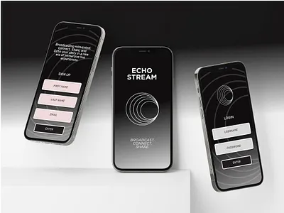 Daily UI 001: Echo Stream app challenge dailyui design ui