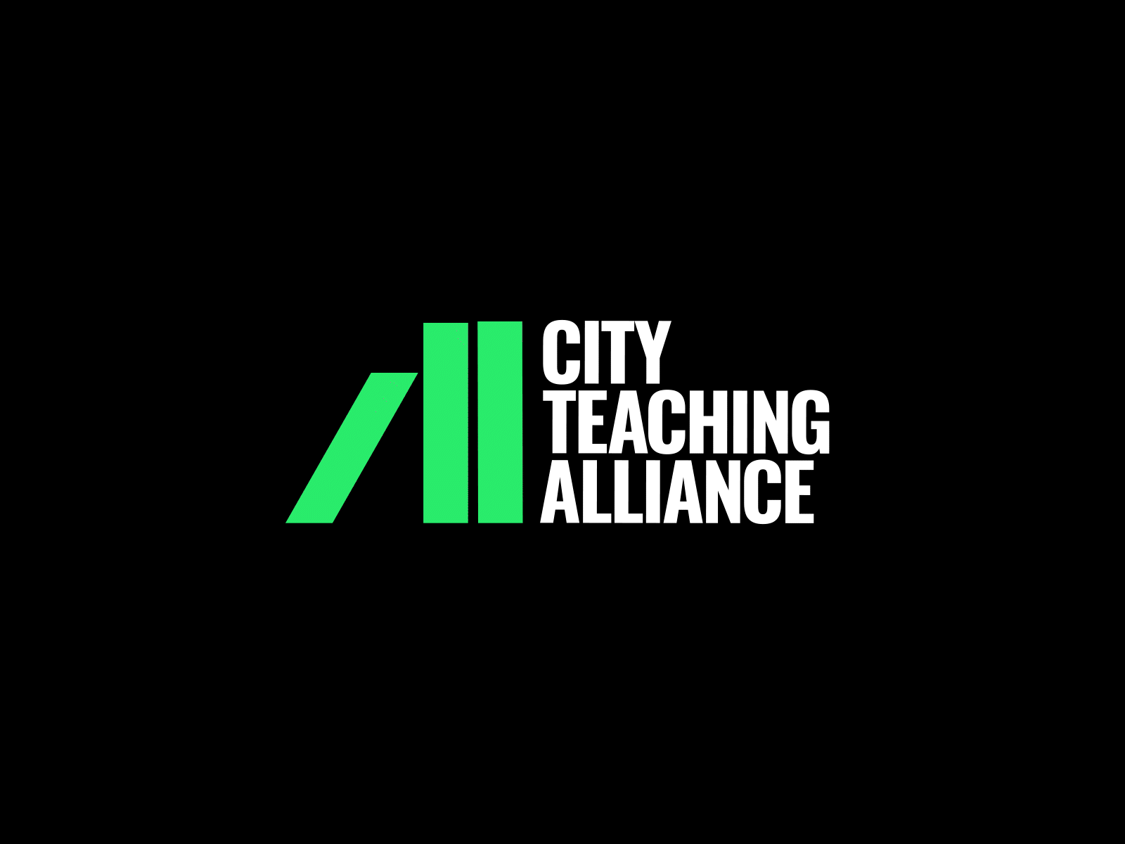 City Teaching Alliance :: Logo animated logo animation brand identity brand system branding education green identity lockup logo motion rebrand urban education wordmark