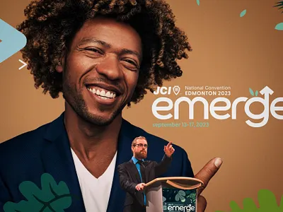 JCI Edmonton Natcon 2023 branding design event design graphic design illustration logo logo design print and pattern