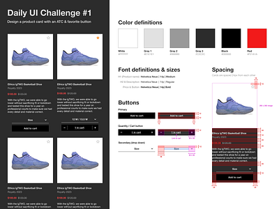 H4A Daily UI Challenge 01 • Product Card daily ui dailyui design designchallenge figma ui