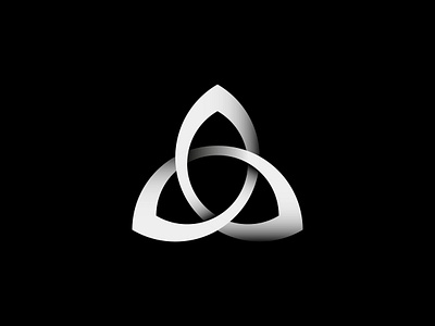 Celtic Knot Logo Gradient brand brand identity branding celtic celtic knot circle logo design geometric geometry geometry logo gradient graphic design illustrator logo logo design photoshop triangle logo ui