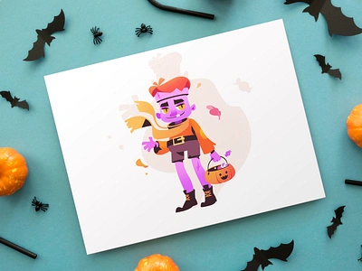 Halloween Illustrations 2d art art work character character design creative design digital drawing graphic graphic design halloween illustration illustrator monster pupmkin scary sketch vector vector illustration