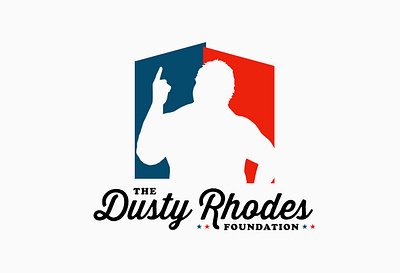 The Dusty Rhodes Foundation aew branding dusty rhodes graphic design logo logo design nwa pro wrestling wrestling wwe
