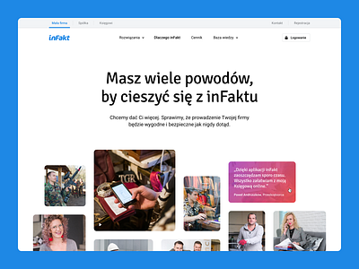 inFakt Landing Page / Why inFakt accounting infakt invoicing landing landing page website