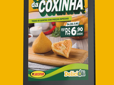 "Quinta da Coxinha" Promotion branding coxinha fast food graphic design logo prices promotion promotional rebranding