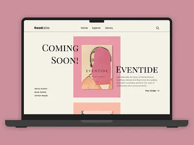 Daily UI Challenge 48 - Coming Soon! books branding dailyui design designers graphic design illustration logo productdesign ui uidesign uiux uiux design uiuxdesign ux uxdesign web design website website design