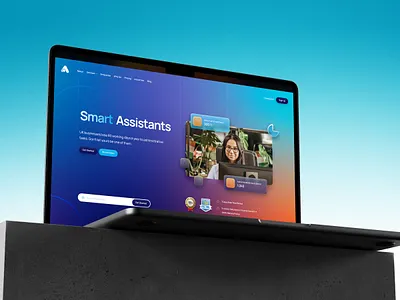 Assistematic 3d assistant assistematic branding hero banner logo london uk virtual assistant web design