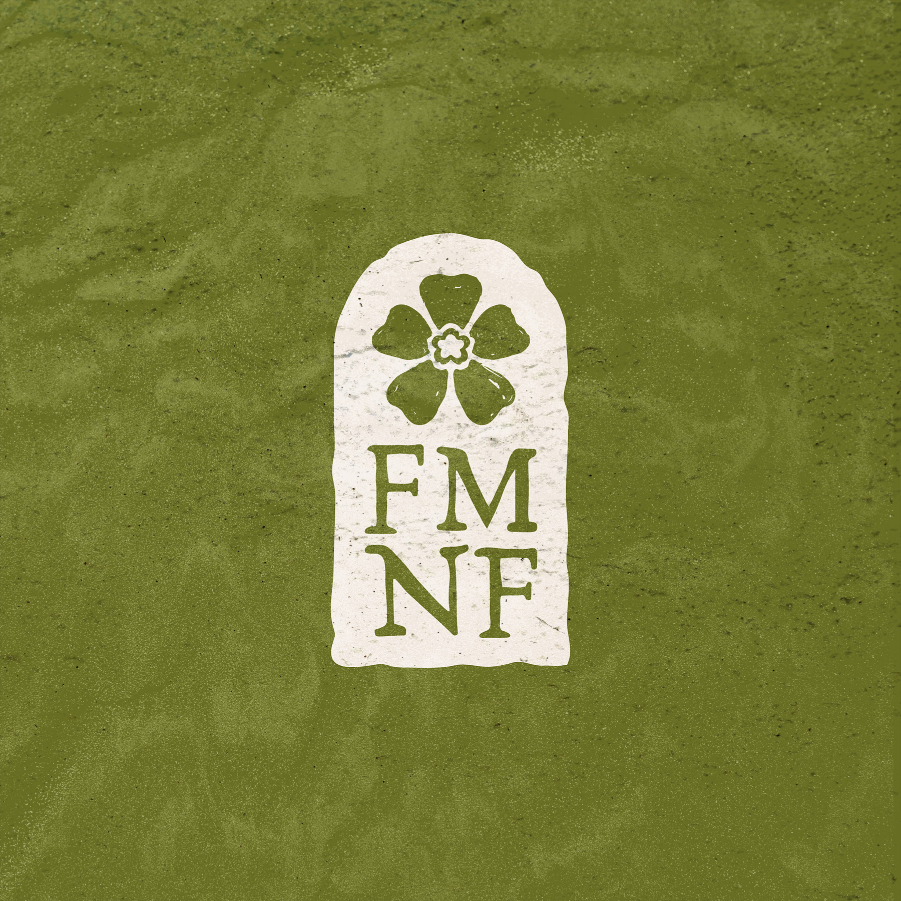 Forget Me Not Flowers (Halloween Design #3) brand design brand identity branding cemetery florist flowers graphic design green halloween hand drawn icon illustrator letters logo logo design logo mark october photoshop tombstone vector