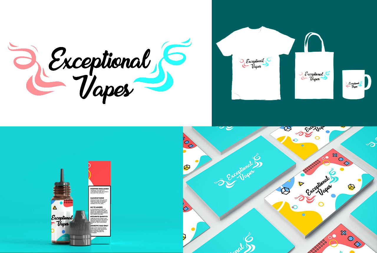 Exceptional Vapes Logo vape Branding by Graphical Lab on Dribbble