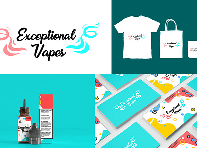 Exceptional Vapes Logo | vape Branding branding exceptional vapes logo graphic design logo vape vape branding vape logo