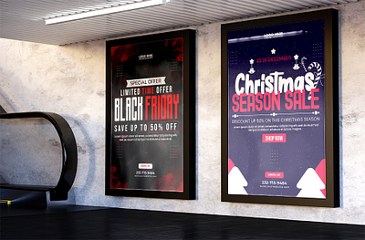 billboard Design for holidays branding design graphic design illustration typography vector