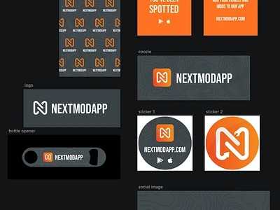 NextModApp swag package marketing material mobile design nextmodapp