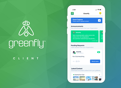 Greenfly App Design app design mobile design portfolio design