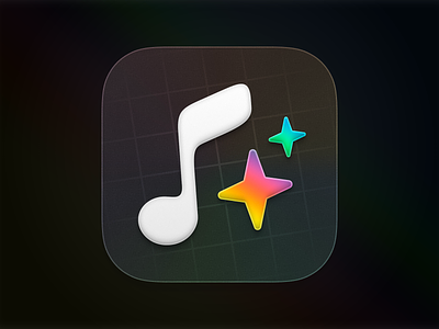 Playlist AI iOS App Icon app icon design icon design ios app ios app icon
