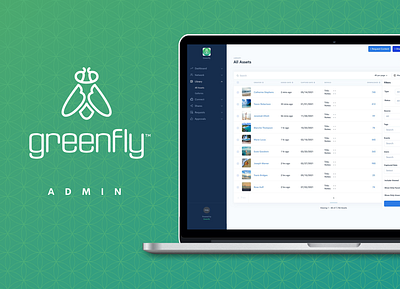 Greenfly Portal landing page portal portfolio