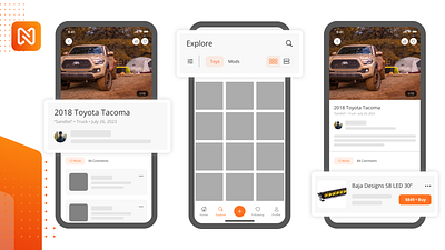 NextModApp Google play header image android screenshot design
