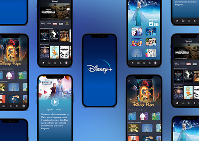 Disney Plays: Feature UX/UI Design app design feature gaming ui ux