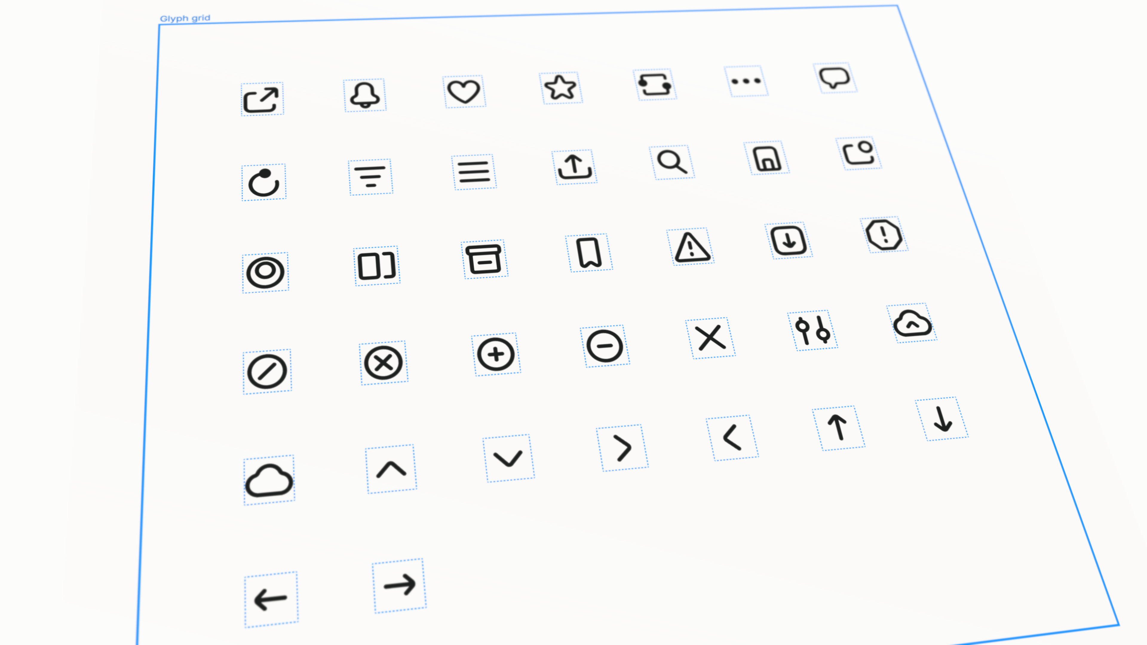 Ryan's modern icon system glyphs icon ui
