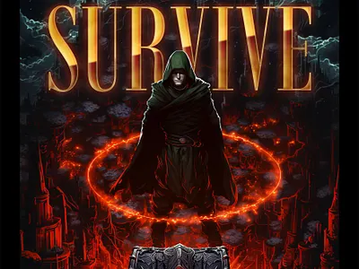 Survive — AI T-shirt Design ai illustration midjourney shopify t shirt