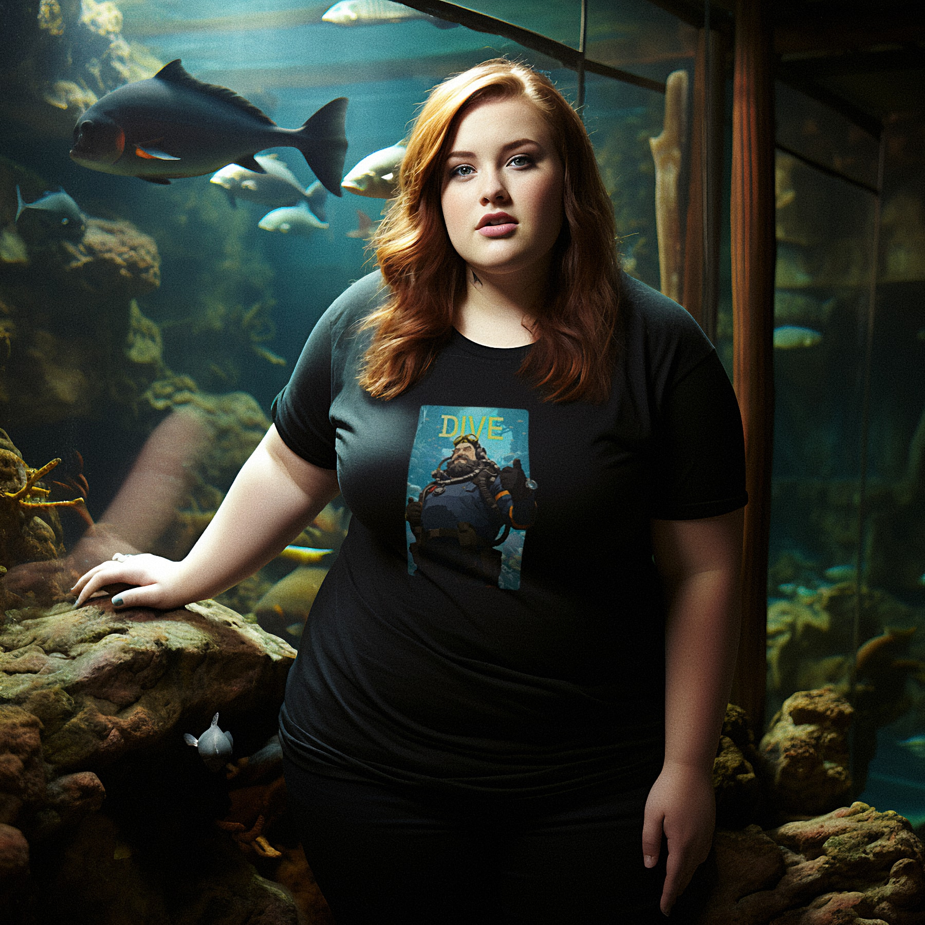 DIVE — AI T-shirt Illustration ai illustration midjourney shopify tshirt