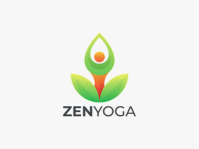 ZEN YOGA branding design graphic design icon logo yoga coloring yoga coloring logo yoga design graphic yoga design logo yoga icon yoga logo