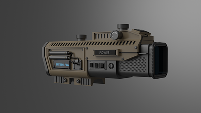 Sci-Fi Scope 3d blender blender3d futuristic gun scifi scope weapon