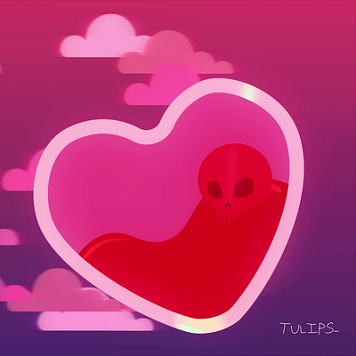 Love poison animation design digital animation ilustration vector