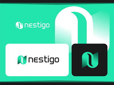 Nestigo software | Brand Identity 3d abstract logo app awesome logo design brand identity branding creative logo graphic design icon logo logo design logo software mark logo minimalist logo modern logo monogram logo n logo overlapping software ui