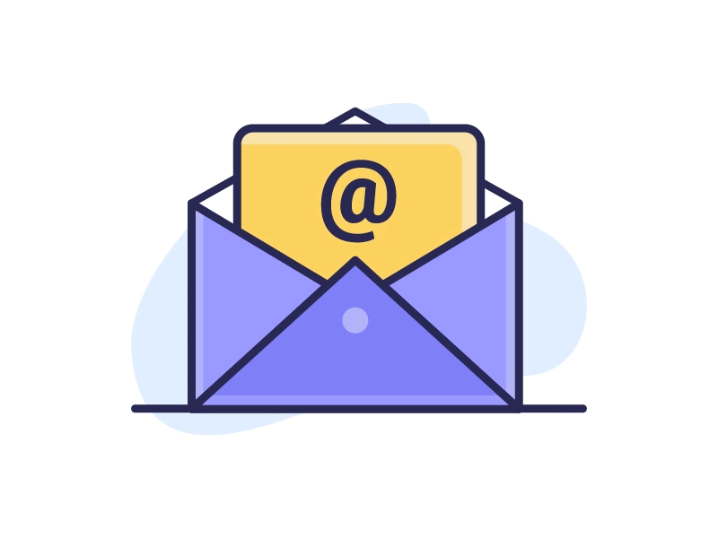 Incoming Email Animation after effect animation design email icon icons lottie vector