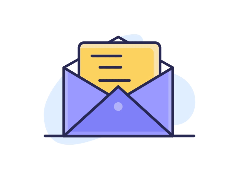 Open New Email Animation after effect animation design email illustration interface lottie vector web