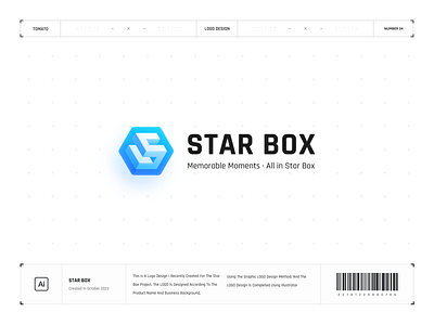 Star box logo design icon illustration logo ui