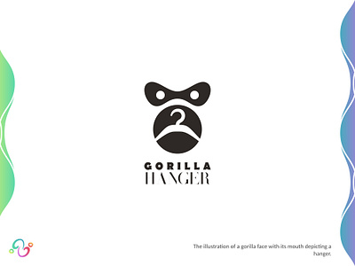 Gorilla Hanger Logo animal ape apparel brand design brand designer fabric fashion gorilla hanger laundry logo design logo designer logo for sale logo idea logo inspiration logomark logotype primate wildlife zzoe iggi