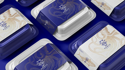 Porto Seafood Grill - Food Packaging Design design finchbox studio fish fish logo logo design packaging design porto seafood grill seafood