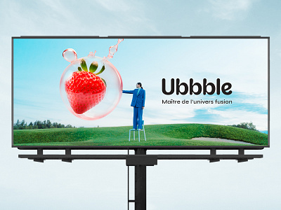 Ubbble | advertising | billboard ads advertising artdirection billboard design