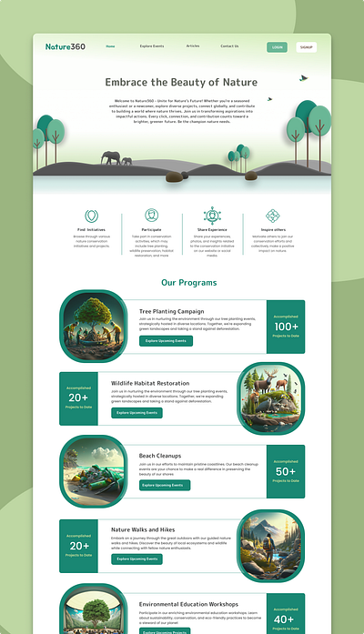 Nature Theme UI beach cleaning clean clear environment environment theme environmment forest forest theme ui green green nature green ui greenish blue nature nature conservation nature theme ui ui uiux volunteer