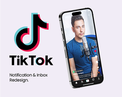 TikTok Notification & Mesage Suggestion figma ui uiux ux