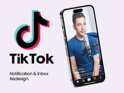 TikTok Notification & Mesage Suggestion figma ui uiux ux