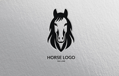 Horse Head Logo animal branding design graphic design horse illustration logo vector