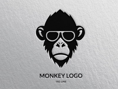 Monkey Head Logo animal branding design graphic design illustration logo monkey vector