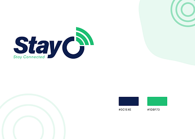Brand Identity Development for Stay Connected branding logo
