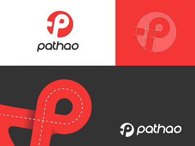 PATHAO Logo redesign app branding icon lettermark logo logoinspiration logotype mark minimalist p pathao redesign ride sharing app