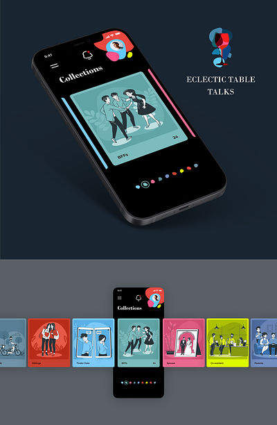 iPhone App Design for Fun Table Topics App apk design app design app design for android mobile app design