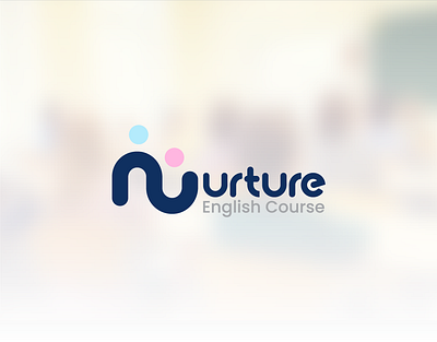 Logo Design Nurture English Course branding course design english graphic design logo vector visual