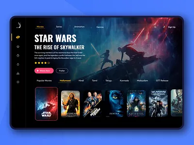 TV App challenge 025 dailyui tv app ui