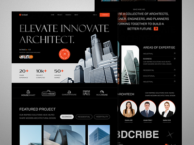 Real Estate landing page | website architecture landing page fintech fintech website home decor interior design website landing page nft nft landing page ui ux website