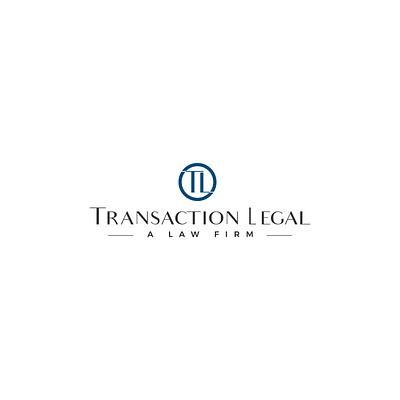 Transaction Legal Logo elegant law logo